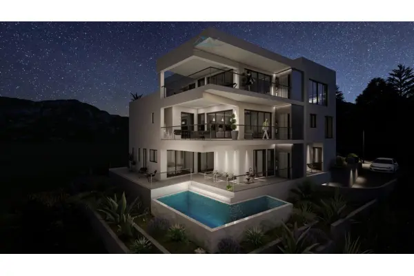 Podstrana, CHORWACJA_SPLIT willa 450m2/5a, basen