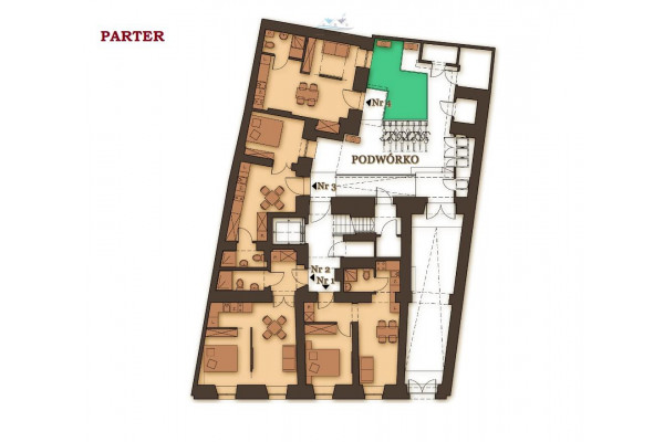 Kraków, Kraków-Śródmieście, Śródmieście, Długa, Mieszkania 2 pok. 29-44m2 ścisłe cenntrum Krakowa