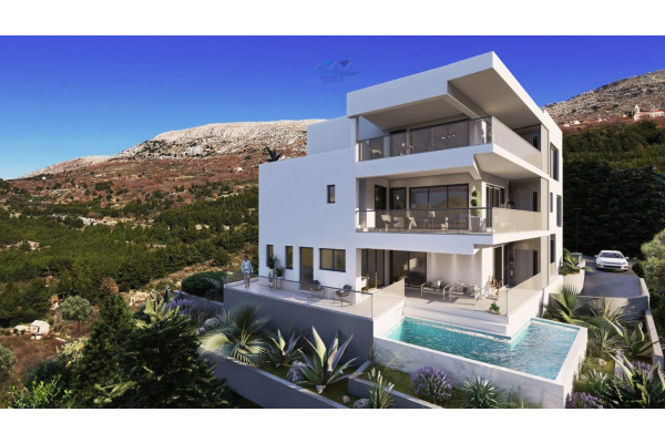 Podstrana, CHORWACJA_SPLIT willa 450m2/5a, basen