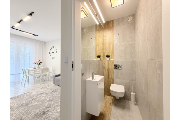 Krak&oacute;w, Krak&oacute;w-Śr&oacute;dmieście, Grzeg&oacute;rzki, prof. Marka Stachowskiego, Apartament z widokiem na Wisłę 3 pokoje | Taras | 56 m&sup2; | Kazimierz